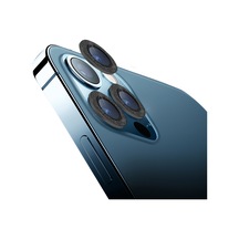 Binano Apple Uyumlu iPhone 12 Pro Max Diamond Kamera Koruyucu Siyah