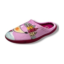 Gezer 14531-26 Happy Winter Termal Kız Çocuk Ev Terlik 30-35 Pembe