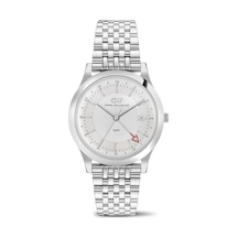 Daniel Wellington Pathfinder Gmt 7-link Frost-white Silver Dw00600973 Erkek Kol Saati Gümüş