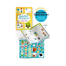 Kavramlar Boyutları Öğreniyorum Çıkartmalı Etkinlik Kitabı - 3 Yaş +