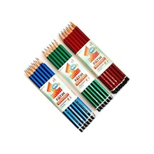 Mercanlı Kurşun Kalem 12 Li 1 Paket Kırmızı