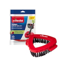 Vileda Turbo Scrub Brush Yedek Fırça Başlığı, Turbo İle Uyumlu, Zorlu Lekeler İçin