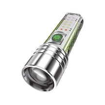 Panther 1000 Lümen Usb Şarjlı Led El Feneri Pt-8430 Siyah
