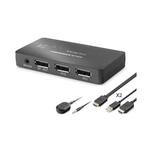 Hadron Hdx1426 Displayport Kvm Switch 2 Console Usb Port 2 Displayport Siyah