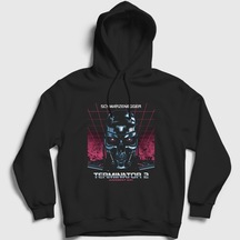 Presmono Unisex T 800 Film The Terminator Kapüşonlu Sweatshirt
