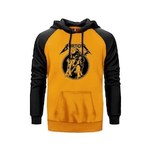 Metallica Cliff Burton Guitar Sarı Renk Reglan Kol Sweatshirt Sarı
