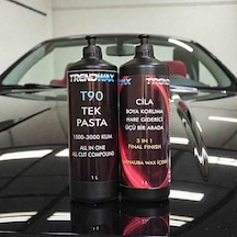 Trendwax 2li Set Tek Pasta Ve Koruyucu Cila Wax 1 Litre