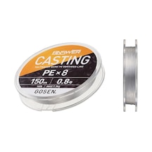 Gosen Answer Casting Pe 8 Örgü İp Misina 150mt Fine Silver Color Pe 2