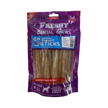 Freshy Dental Twists Naturel Burgu Çubuk 50'li