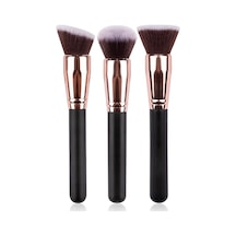 Sunnystore Makyaj Fırça Seti Siyah 3'lü