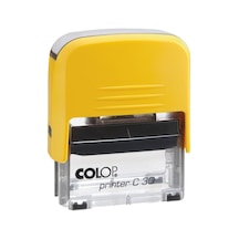 Colop Prınter C30 Sarı Kasa Siyah Keçe - 18 x 47 MM