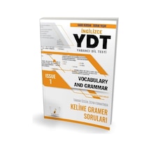 YDT İngilizce Vocabulary and Grammar Issue 1 - Burak Yaşar - Pelikan Yayınları