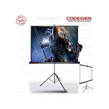 Codegen Tx-24 Trıpod Projeksiyon Perdesi 240x200 Arkası Siyah Fo