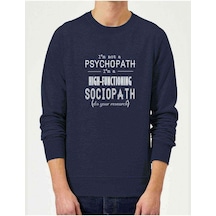 Sherlock High Functioning Sociopath Baskılı Erkek Sweatshirt