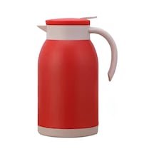 304 Çelik 1,2 L Çift Katmanlı Kırmızı Vakumlu Kamp Piknik Çay Termos Cin555kr Çok Renkli