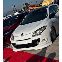 Megane 3 Coupe Hb Uyumlu ön Tampon Eki -Boyasız - Bodykit Store