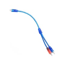 Anfi Y Rca Kablo 1 Di Şi 2 Erkek 25 Cm Si Li Kon Mavi Kablo Belirtilmemiş