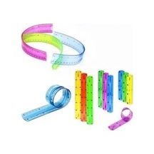 Silikon Cetvel, Kırılmaz Ve Esnek, 30 Cm, 3'lü Set Genel