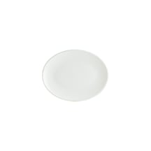 Retro Moove 12 Adet 25 Cm Yeşil Kenar Çizgili Porselen Oval Tabak