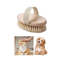Kedi Köpek Ahşap Ölü Tüy Masaj Ve Temizlik Fön Fırçası 716019