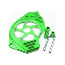 Kawasaki Er6n Uyumlu Ön Dişli Kapağı Yeşil Çok Renkli