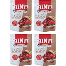 Rinti Pouch Kuzu Etli Köpek Yaş Mama 4 x 400 G