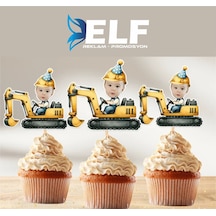 Kişiye Özel Doğum Günü Cupcake Süsü 0