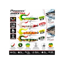 Powerex Shock Tail Hazır Zokalı Silikon Yem 19cm 32gr Modifiyeli No:red Head7781