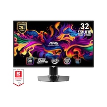 Msi Mag 321upx Qd-oled 31.5 İnch 3840x2160 0.03ms 240hz Hdm Dp Freesync Ouyuncu Monitörü