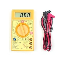Dt-830d Dijital Multimetre Avometre - Sarı Ölçü Aleti