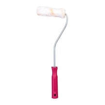 Cosmotex Mini Boya Fırça Seti 10 Cm Rulo Fırça 6 Adet Yedek Rulo Hediyeli Duvar Boyama Aparatı