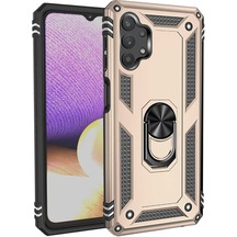 Samsung Galaxy Uyumlu A23 Kılıf Vega Sert Silikon Tank Standlı Yüzüklü M (541870339)