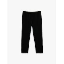 Koton Regular Fit Cepli Beli Bağcıklı Kumaş Pantolon Siyah 6sam40014hw Siyah