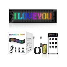Led Matrix Panel Cama Telefon Kontrollü Led Ekran Panel 16x64