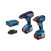 Bosch GSR 18V-50 + GDX 18V-200 2 x 4.0 A Çift Akülü Şarjlı Vidalama + Delme Seti