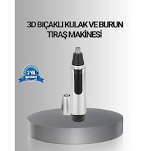 Lb Kişisel Burun Ve Kulak Tıraş Makinesi 3d Kavisli Bıçak Ve Kompakt Tasarım