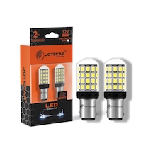 Joyecar X9 Serisi 1157 P21/5w Çift Duy Geri Vites Fren Sinyal Stop Köşe Side Marker Lamba- Beyaz