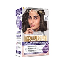 2 Adet L Oréal Paris Excellence Cool Creme Saç Boyası 5.11 Ekstra Küllü Açık Kahve