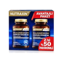 Nutraxin Magnezyum Takviye Edici Gıda 60+60 Tablet - 2.si %50 İndiirmli