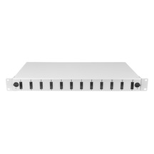 Alfafonet Optislide 12 Port Sc-dx/lc-qd 1ru Rack Tipi Açık Gri Fiber Optik Patch Panel