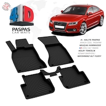Audi A5 Ferrous 4d Havuzlu Kauçuk Paspas 2008 2016