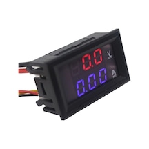 Sanec-Dijital Voltmetre Dijital Ampermetre Dc 100V 10A Gerilim Akım