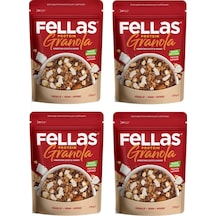 Fellas Vegan Protein Granola Hindistan Cevizi & Kakao 270 Gr X 4 Adet