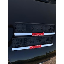 Wasted Plakalık 2li Oto Araba Aksesuar 2 Adet Plakalık Universal