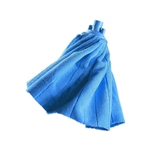 Wilma Secret Ultra Lüks Mikrofiber Mop Ucu - Vileda Mop Ucu 10 Adet Mavi Şeffaf