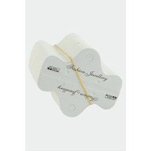 Oval - 378 - Kolye - Spt-gld - Kartı Beyaz