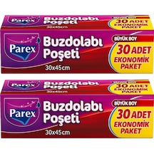 30 Lu Buzdolabı Poşeti Büyük Boy 30 X 45 Cm İkili Paket