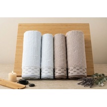 Eclıps Beyaz-açık Bej Best Set Hamam Takımı
