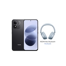 Xiaomi Redmi Note 17 5G 6 GB 256 GB (Xiaomi Türkiye Garantili) Siyah+Xiaomi Redmi Neo Bluetooth 5.4 Kulaküstü Mavi Kulaklık