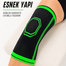 Sporcu Dizlik Esnek Örme Diz Koruyucu Nefes Alan Hafif Ve Konforlu Tasarım